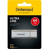 Intenso Ultra Line 64 GB, USB-Stick silber, USB-A 3.2 Gen1