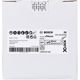 Bosch X-LOCK Fiberschleifscheibe R444 Expert for Metal, Ø 115mm, K36 Bohrung 22,23mm