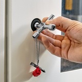 KNIPEX Schaltschrank-Schlüssel 00 11 03, Steckschlüssel für gängige Schränke und Absperrsysteme