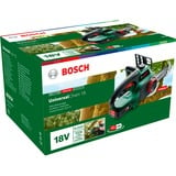 Bosch Akku-Kettensäge UniversalChain 18, 18Volt, Elektro-Kettensäge grün/schwarz, Li-Ionen Akku 2,5Ah, POWER FOR ALL ALLIANCE