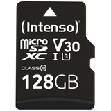 Intenso UHS-I Professional 128 GB microSDXC, Speicherkarte schwarz, UHS-I U3, Class 10