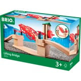 BRIO World Hebebrücke, Bahn braun/rot