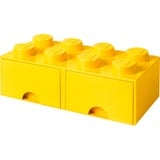 Room Copenhagen LEGO Brick Drawer 8 gelb, Aufbewahrungsbox gelb
