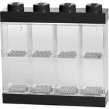 Room Copenhagen LEGO Minifiguren Display Case 8 schwarz, Aufbewahrungsbox schwarz/transparent