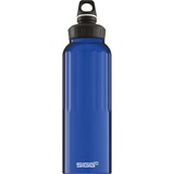 SIGG Alu WMB Traveller 1,5 Liter, Trinkflasche blau