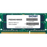 Patriot SO-DIMM 4 GB DDR3-1600  , Arbeitsspeicher PSD34G16002S, Signature Line