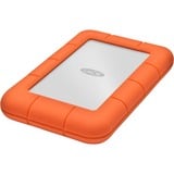 LaCie Rugged Mini 1 TB, Externe Festplatte silber/orange, Micro-USB-B 3.2 Gen 1 (5 Gbit/s)
