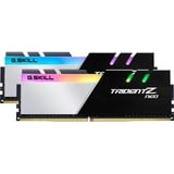 G.Skill DIMM 32 GB DDR4-3200 (2x 16 GB) Dual-Kit, Arbeitsspeicher schwarz/weiß, F4-3200C16D-32GTZN, Trident Z Neo, INTEL XMP