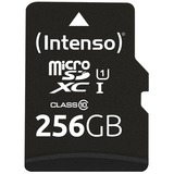 Intenso Premium 256 GB microSDXC, Speicherkarte schwarz, UHS-I U1, Class 10