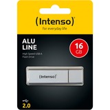 Intenso Alu Line 16 GB, USB-Stick silber