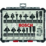 Bosch Fräser-Set, 15-teilig 6mm-Schaft