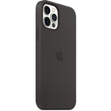 Apple Silikon Case mit MagSafe, Handyhülle schwarz, iPhone 12 | 12 Pro