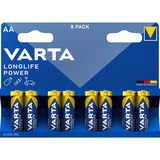 Varta High Energy, Batterie 8 Stück, AA