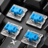 Sharkoon PureWriter RGB, Gaming-Tastatur schwarz, US-Layout, Kailh Choc Low Profile Blue