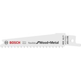 Bosch Säbelsägeblatt S 511 DF Flexible for Wood and Metal, 5 Stück Länge 100mm