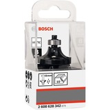 Bosch Abrundfräser Standard for Wood, Radius 10mm Schaft Ø 8mm, zweischneidig, Anlaufkugellager