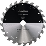 Bosch Kreissägeblatt Standard for Wood, Ø 254mm, 24Z Bohrung 30mm, für Akku-Tischkreissägen