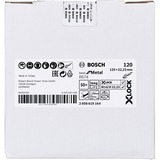 Bosch X-LOCK Fiberschleifscheibe R574 Best for Metal, Ø 125mm, K120 Bohrung 22,23mm