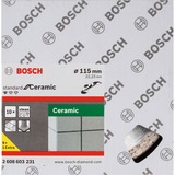 Bosch Diamanttrennscheibe Standard for Ceramic, Ø 115mm 10 Stück, Bohrung 22,23mm