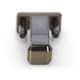 Digitus USB 2.0 Adapter, USB-A Stecker > 9-Pin seriell Stecker schwarz, inkl. 80cm Kabel