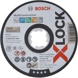 Bosch X-LOCK Trennscheibe MultiConstruction - Rapido, Ø 115mm Bohrung 22,23mm, ACS 60 V BF, gerade