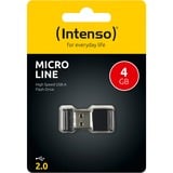 Intenso Micro Line 4 GB, USB-Stick schwarz