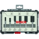 Bosch Nutfräser-Set, 6-teilig 1/4"-Schaft