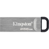 Kingston DataTraveler Kyson 256 GB, USB-Stick silber, USB-A 3.2 Gen 1