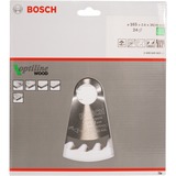 Bosch Kreissägeblatt Optiline Wood, Ø 165mm, 24Z Bohrung 30mm, für Handkreissägen