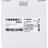 Bosch X-LOCK Fiberschleifscheibe R574 Best for Metal, Ø 125mm, K60 Bohrung 22,23mm