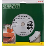Bosch Diamanttrennscheibe Universal, Ø 230mm Bohrung 22,23mm