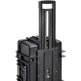 B&W Typ 6700, Koffer schwarz, herausnehmbarer, würfelförmig vorgestanzter Schaumstoffeinsatz