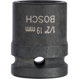Bosch Steckschlüssel SW19, 1/2" schwarz, Impact Control