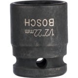 Bosch Steckschlüssel SW22, 1/2" schwarz, Impact Control
