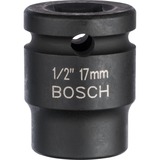 Bosch Steckschlüsseleinsatz SW17, 1/2" schwarz, Impact Control