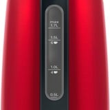 Bosch Wasserkocher DesignLine TWK3P424 rot/grau, 1,7 Liter