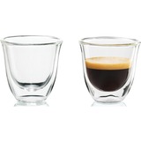 DeLonghi Espresso-Gläser (2er-Set), Glas transparent