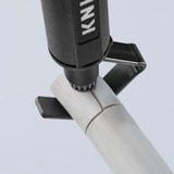 KNIPEX Abmantelungswerkzeug 16 30 135 SB, Abisolier-/ Abmantelungswerkzeug drehbarer Griffkörper, Rändelmutter
