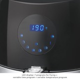 ProfiCook PC-FR 1147 H, Heißluftfritteuse schwarz/edelstahl