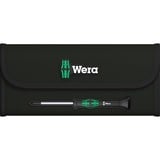 Wera Kraftform Micro-Set/12 SB 1, Schraubendreher schwarz/grün, Elektroniker-Schraubendrehersatz