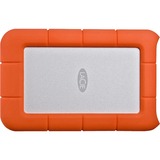 LaCie Rugged Mini 2 TB, Externe Festplatte silber/orange, Micro-USB-B 3.2 Gen 1 (5 Gbit/s)