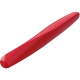 Pelikan Füllhalter Twist Fiery Red, Füllfederhalter rot, Schachtel mit 1 Füller inkl. Tintenpatrone, Federbreite F