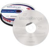 MediaRange CD-RW 700 MB, CD-Rohlinge 12fach, 10 Stück