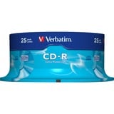 Verbatim CD-R 700 MB, CD-Rohlinge 52fach, 25 Stück, Extra Protection