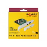 DeLOCK PCIe >1x USB C + 1x USB A, USB-Controller 