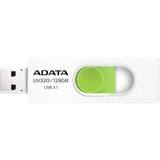 ADATA UV320 128 GB, USB-Stick weiß/grün, USB-A 3.2 Gen 1