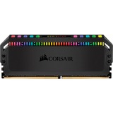 Corsair DIMM 16 GB DDR4-4000 (2x 8 GB) Dual-Kit, Arbeitsspeicher schwarz, CMT16GX4M2K4000C19, Dominator Platinum RGB, INTEL XMP