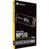 Corsair Force MP510B 480 GB, SSD schwarz, PCIe 3.0 x4, NVMe, M.2 2280
