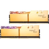 G.Skill DIMM 16 GB DDR4-3600 (2x 8 GB) Dual-Kit, Arbeitsspeicher gold, F4-3600C18D-16GTRG, Trident Z Royal, INTEL XMP