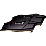 G.Skill DIMM 16 GB DDR4-3600 (2x 8 GB) Dual-Kit, Arbeitsspeicher schwarz, F4-3600C18D-16GVK, Ripjaws V, INTEL XMP